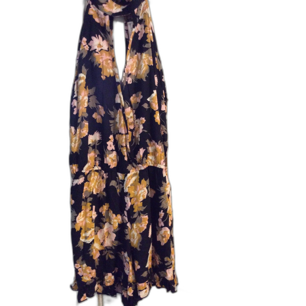 New NWT Band of Gypsies Small S Floral Sleeveless Romper Ruffled